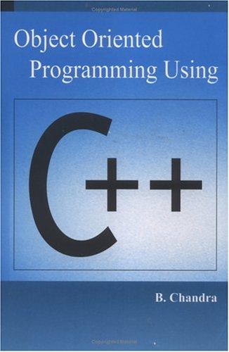 Object Oriented Programming Using C++