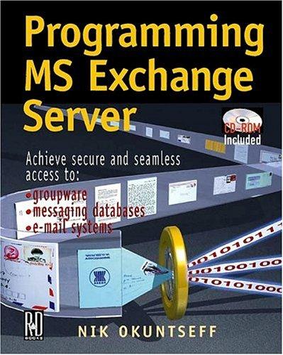 Programming MS Exchange Server