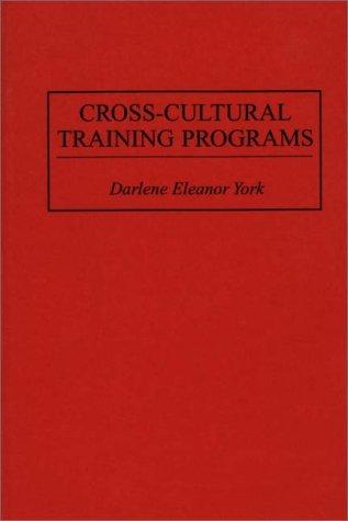 Cross-cultural training programs
