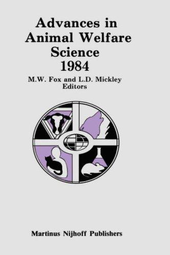 Advances in animal welfare science 1984 by Fox, Michael W. cover