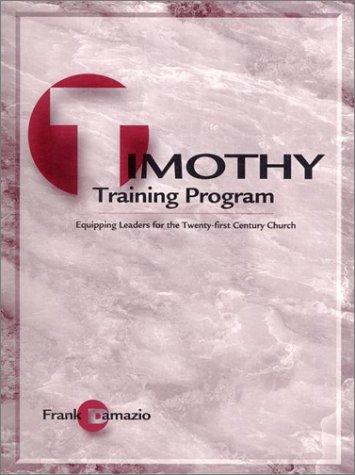 Timothy Training Program-Student