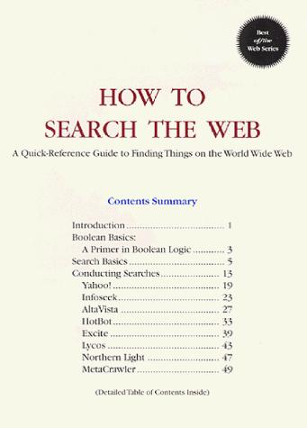 How to Search the Web
