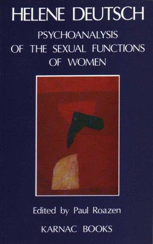 Psychoanalysis of the sexual functions of women by Helene Deutsch cover