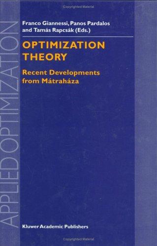 Optimization theory
