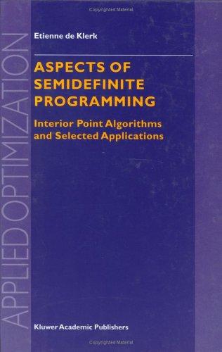 Aspects of Semidefinite Programming