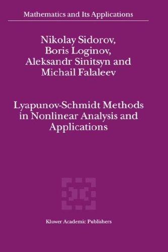 Lyapunov-Schmidt methods in nonlinear analysis & applications