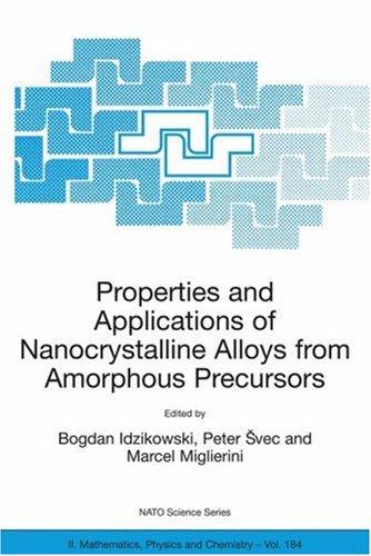 Properties and applications of nanocrystalline alloys from amorphous precursors