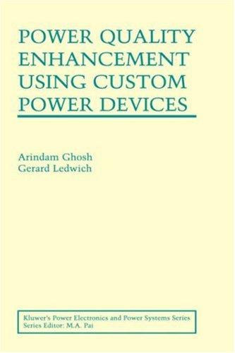 Power quality enhancement using custom power devices