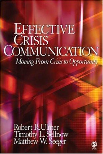 Effective crisis communication