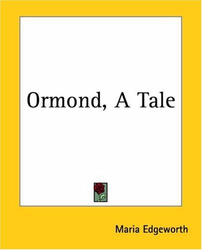 Ormond by Maria Edgeworth cover