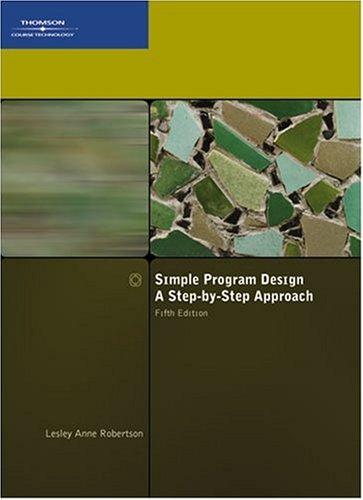 Simple Program Design, A Step-by-Step Approach