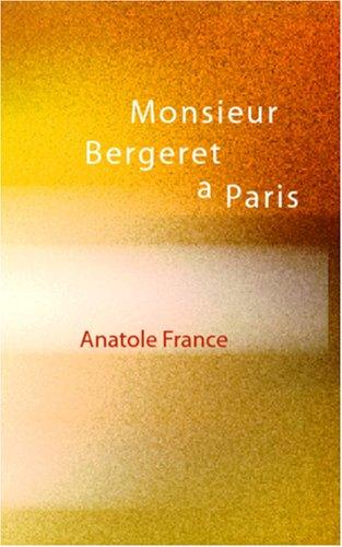 Monsieur Bergeret a Paris by Anatole France cover