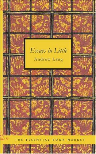 Essays in little