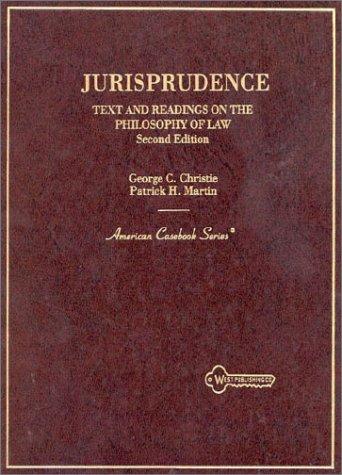 Jurisprudence by George C. Christie cover