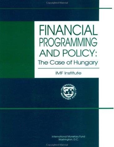 Financial Programming and Policy