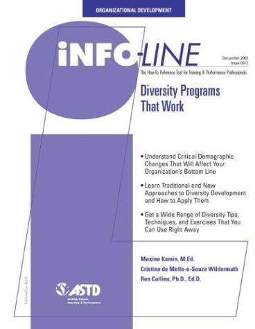 Diversity Programs That Work by Maxine Kamin, Cristina de Mello-e-Souza Wildermuth, Ron Collins cover