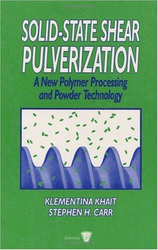 Solid-state shear pulverization