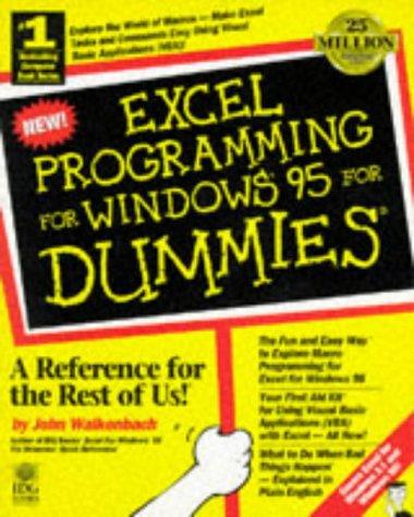 Excel Programming for Windows 95 for Dummies