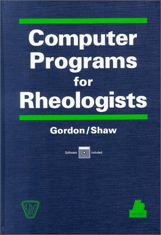 Computer programs for rheologists