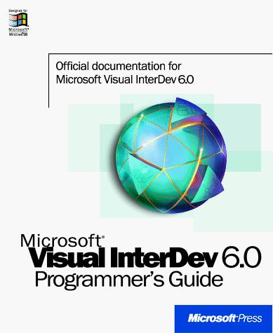Microsoft Visual InterDev 6.0 programmer's guide