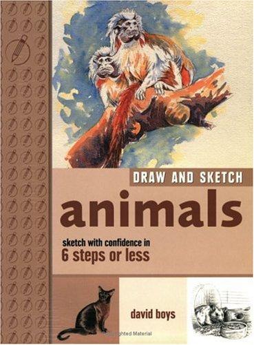Draw and Sketch Animals by David Boys cover