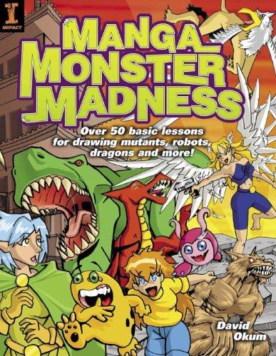 Manga monster madness by David Okum cover