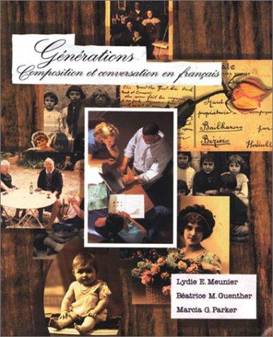 Générations by Lydie E. Meunier cover