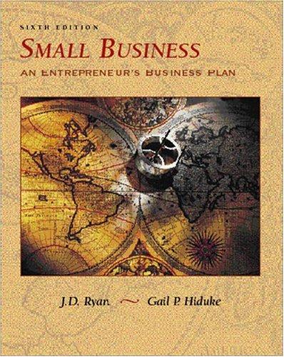 Small business by J. D. Ryan, Gail Hiduke cover