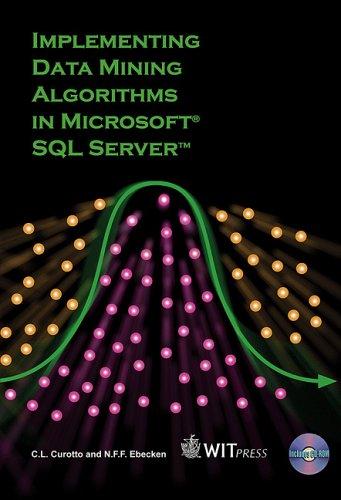 Implementing data mining algorithms in Microsoft SQL Server