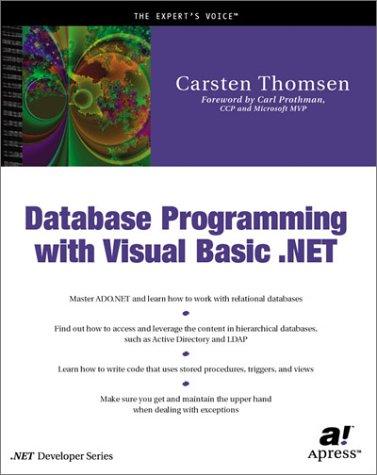 Database Programming with Visual Basic .NET