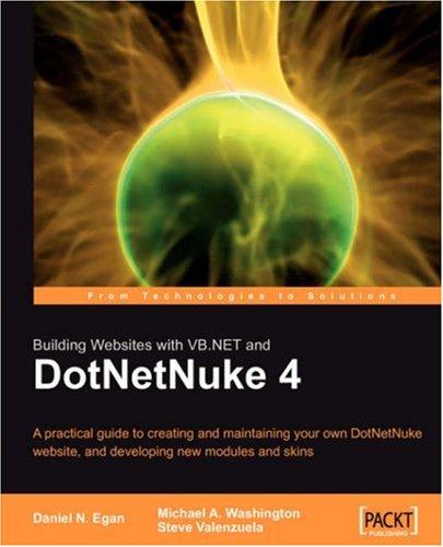 Building Websites with VB. NET and DotNetNuke 4