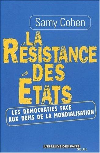 La résistance des Etats by Samy Cohen cover