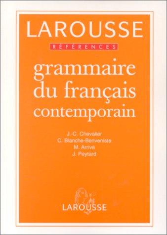 Grammaire du français contemporain by Jean-Claude Chevalier cover