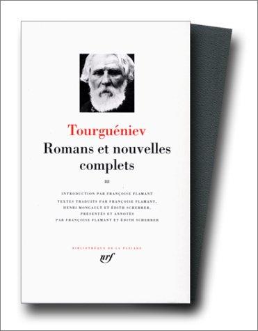 Romans et nouvelles complets by Ivan Sergeevich Turgenev cover