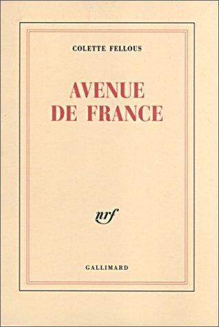 Avenue de France by Colette Fellous cover