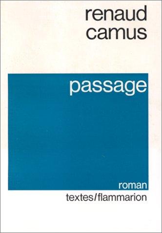 Passage by Renaud Camus cover