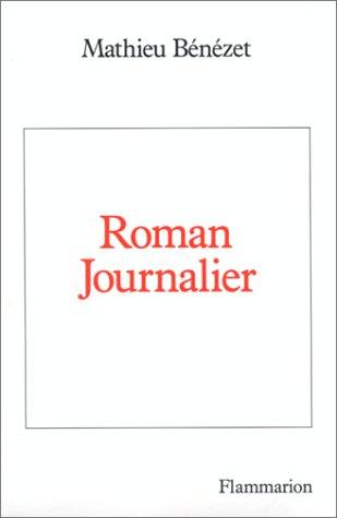 Roman journalier by Mathieu Bénézet cover