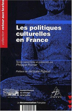 Les politiques culturelles en France by France cover