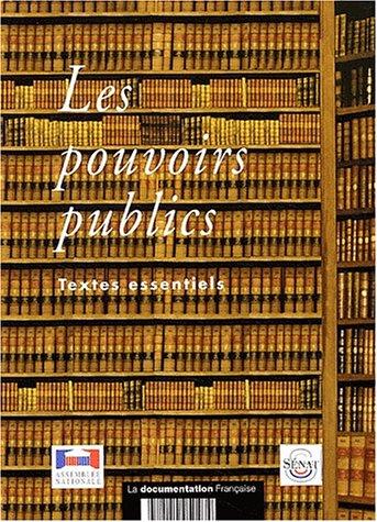 Textes relatifs aux pouvoirs publics by France cover