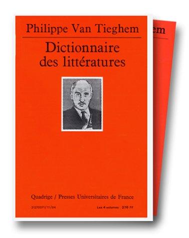 Dictionnaire des littératures by Philippe van Tieghem, Pierre Josserand cover