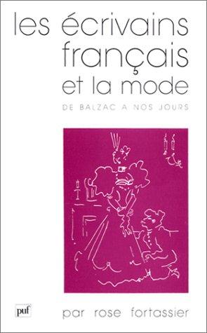 Les écrivains français et la mode by Rose Fortassier cover