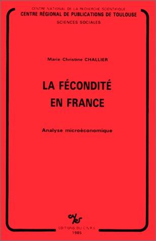 La fécondité en France by Marie-Christine Challier cover