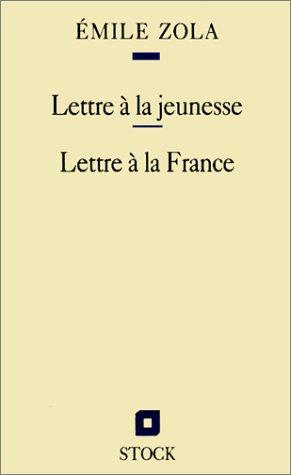 Lettre à la jeunesse by Émile Zola cover