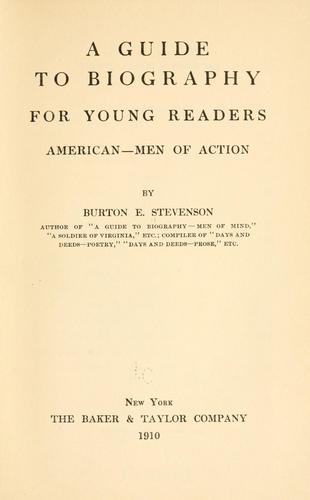A Guide To Biography For Young Readers