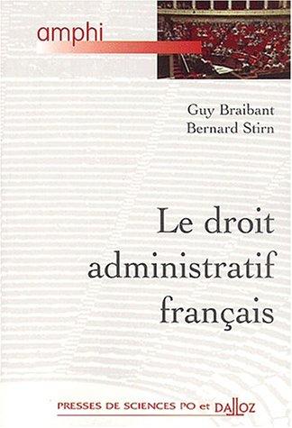 Le droit administratif français by Guy Braibant, Braibant, Stirn cover