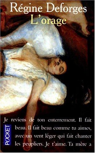 L'Orage by Regine Deforges cover