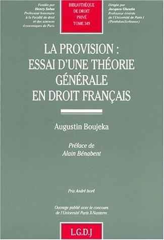 La provision by Augustin Boujeka cover