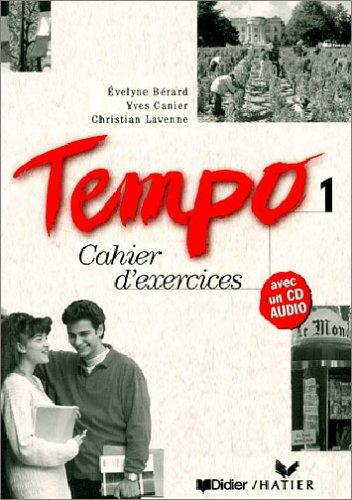 Tempo 1 Methode de francais langue etrangere by Berard cover