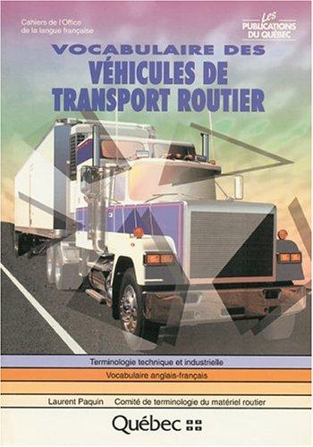 Vocabulaire des véhicules de transport routier