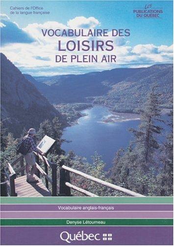 Vocabulaire des loisirs de plein air